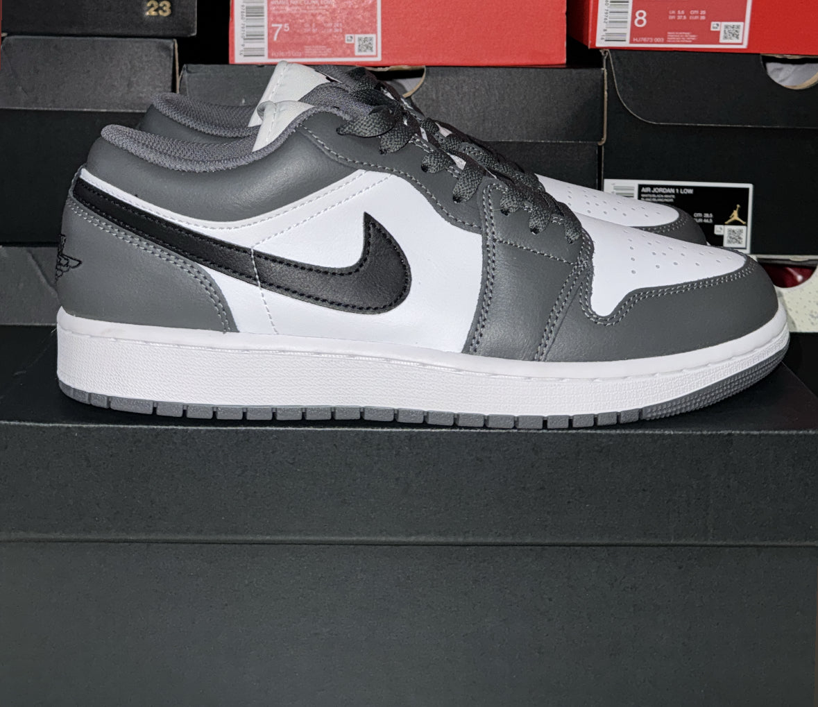 Jordan 1 Low "Steel Grey"